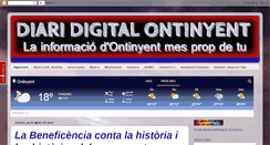 Desktop Screenshot of diariodigitalontinyent.com